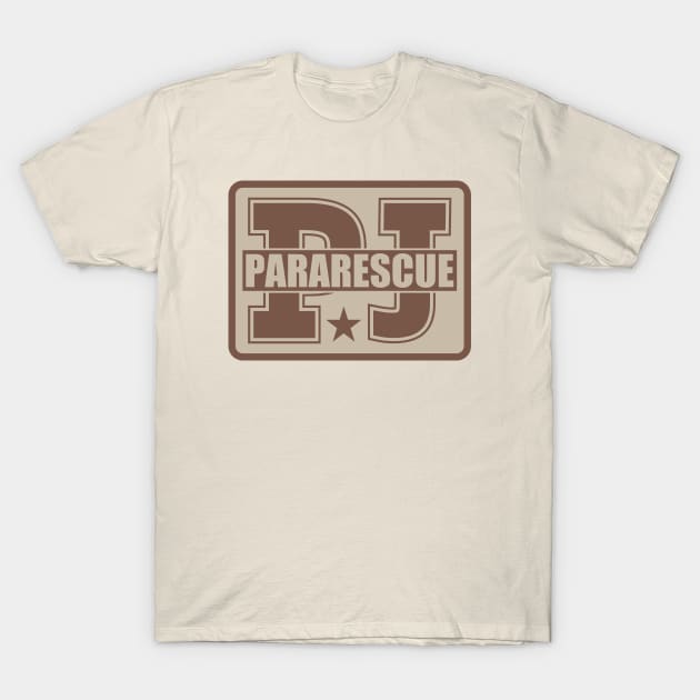 PJ Pararescue Patch (desert) T-Shirt by TCP